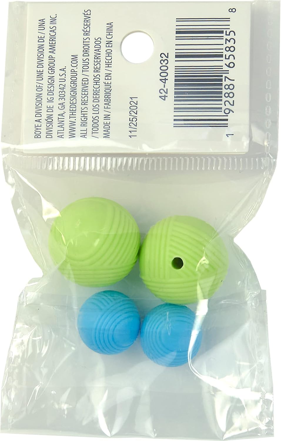 Plastic Point Protectors for Knitting Needles, Multicolor, 4 Piece