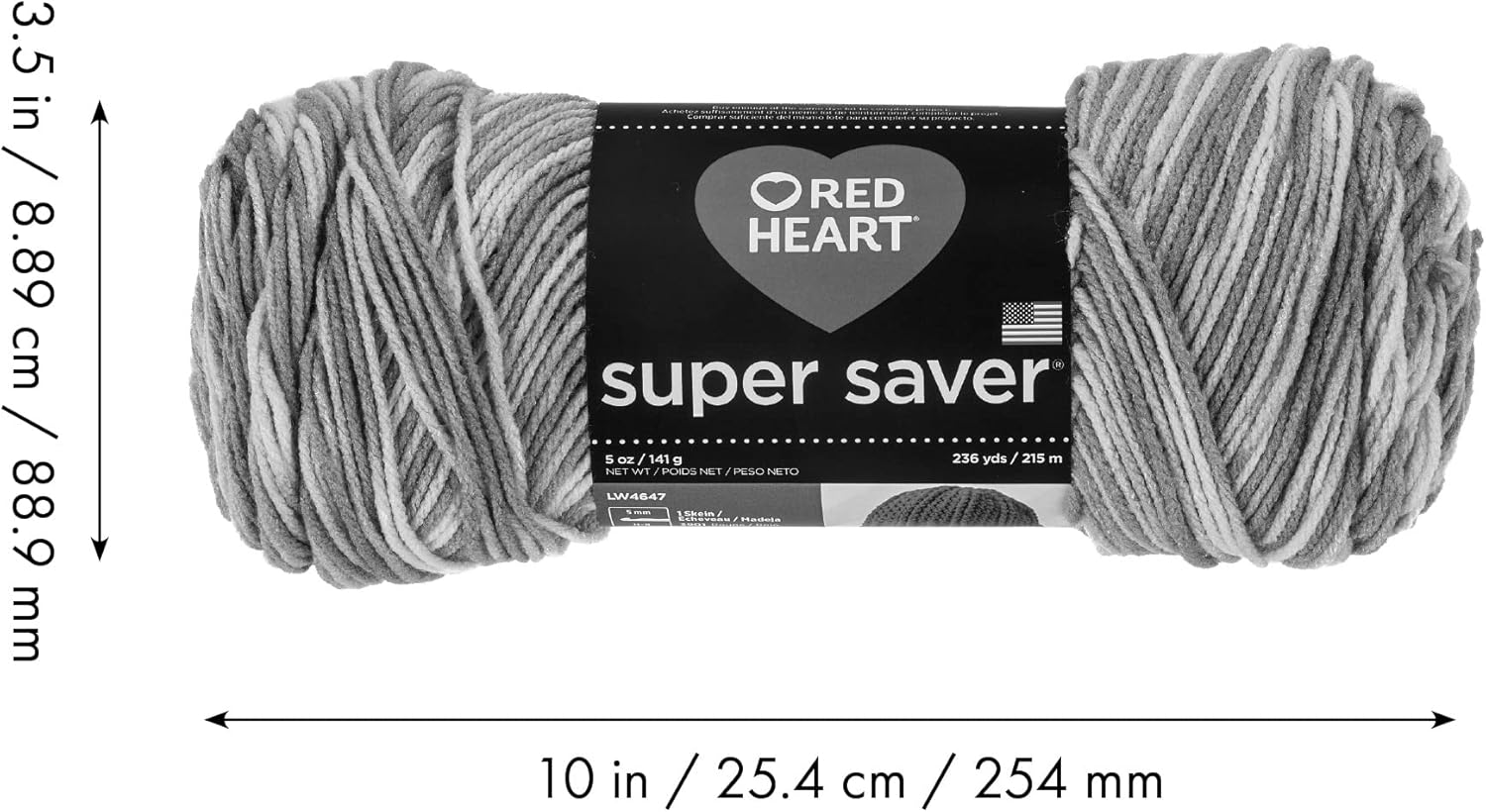 Super Saver Yarn, Parrot Stripe 3 Count