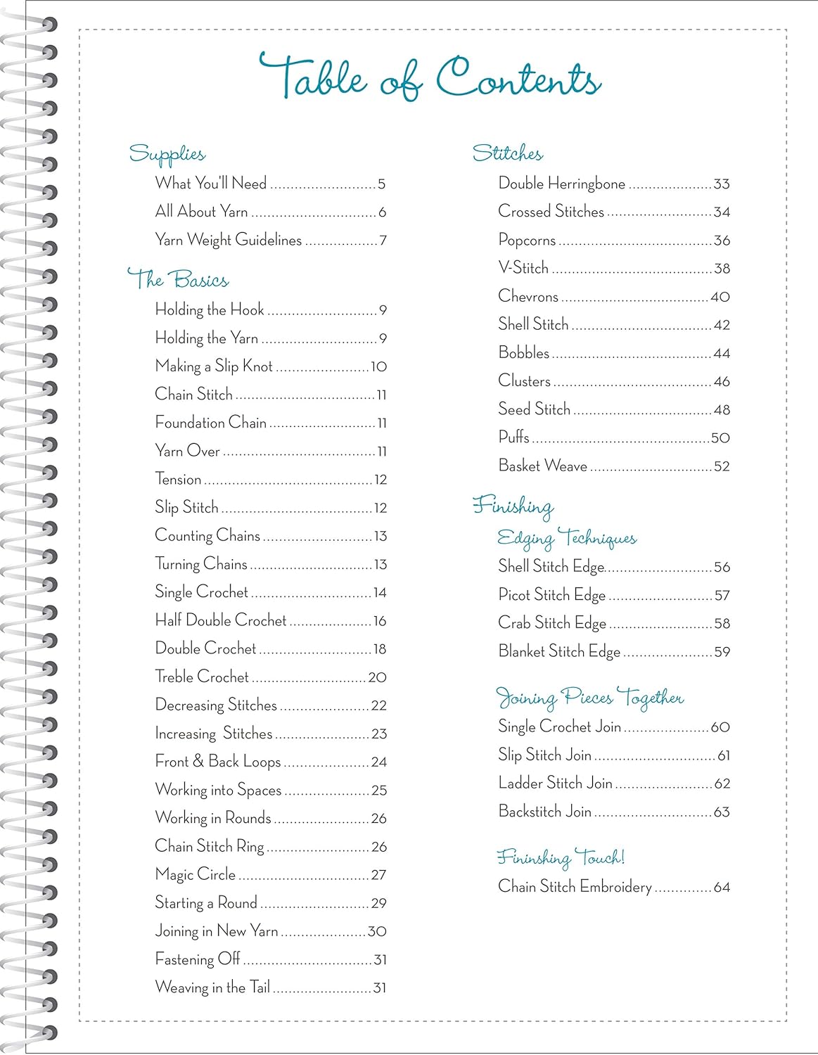 Crochet Techniques & Tips Book Spiral Bound