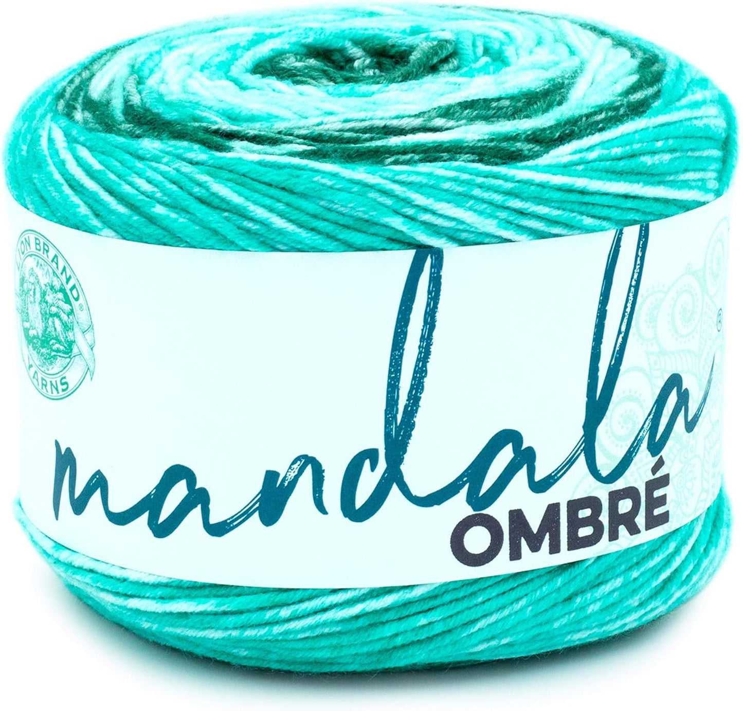 Mandala Ombré Yarn with Vibrant Colors, Soft Yarn for Crocheting and Knitting, Balance, 1-Pack