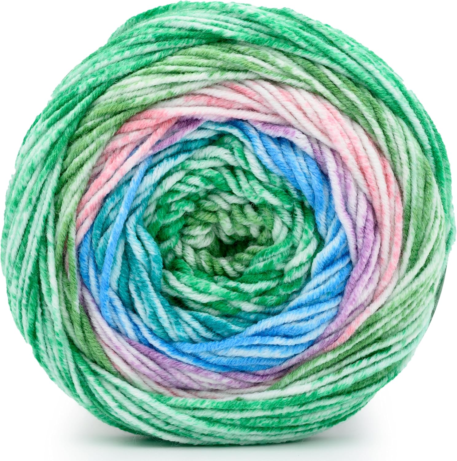 Mandala Ombré Yarn with Vibrant Colors, Soft Yarn for Crocheting and Knitting, Balance, 1-Pack